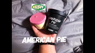 Lush American Pie Valentines 2019 Body Conditioner naked and potted DEMO [upl. by Asseret]