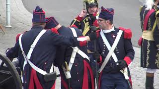 Marche Saint Hubert Loverval 2019 23 Rentrée sur la place Maurice Brasseur de la grande compagnie [upl. by Onofredo315]