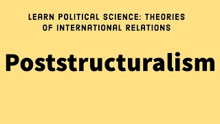 7 Poststructuralism Approach [upl. by Bevon462]