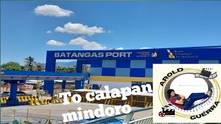 travelvlog Batangas port to Calapan port mindoro [upl. by Nosiaj]