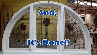 Building A Semi Circular Window PT 3  Woodworking Projects [upl. by Akeinahs]