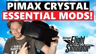 The Pimax Crystal JUST GOT BETTER TOP 5 BEST ACCESSORIES for FLIGHT SIMMERS MSFS  DCS  X PLANE [upl. by Yaker631]