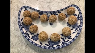 SESAME SEED LADOO  GURU PURNIMA  GURU POOJA  1 YEAR CELEBRATION  PUNJABI MUM COOKS [upl. by Llirret]