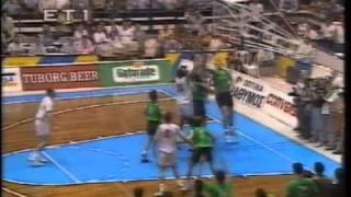 Zarko Paspalj misses the free throw in 1994 Euroleague Final [upl. by Franni526]