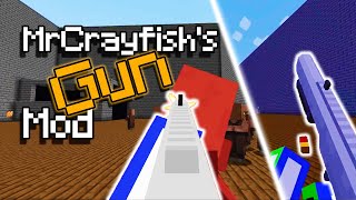 MINECRAFT HAS GUNS MrCrayfishs Gun Mod [upl. by Alram]