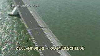 Zeelandbrug Oosterschelde aerial shots [upl. by Queena]