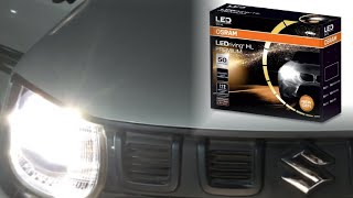 Car headlights Upgrade  Osram LED 50 Watts Unboxing  DIY  Stock vs LED Comparison  Ignis [upl. by Seely585]