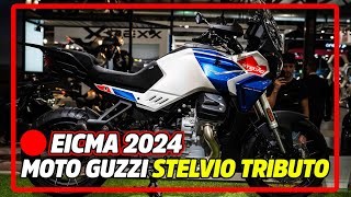 Moto Guzzi Stelvio Duecento Tributo 2025 lonoff in edizione limitata [upl. by Aihsrop]