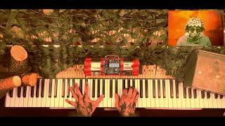 ORANGE COLORED SKY  Nat King Cole piano cover  Lets Play Fallout Songs 3 [upl. by Aihsenal]