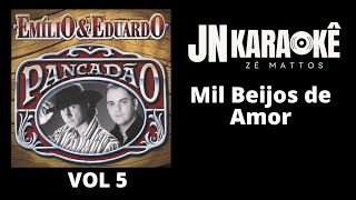 MIL BEIJOS DE AMOR EMILIO amp EDUARDO VOL 5 JN KARAOKE [upl. by Yelrahs675]