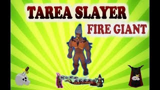 Tarea Slayer Fire Giant  Runescape en español [upl. by Reinhart]