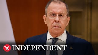 Watch again Russian Foreign Minister Sergei Lavrov speaks at geopolitical conference in India [upl. by Seravart608]