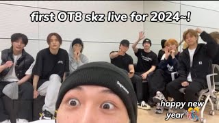 straykids OT8 live for 2024 [upl. by Ahsiekrats261]