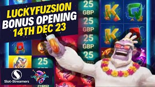 £25 SPINS LUCKYFUZSIONS 1ST OFFICIAL BONUS HUNT  BUT WAIT  WHAT IS STEVE DOING [upl. by Neros]