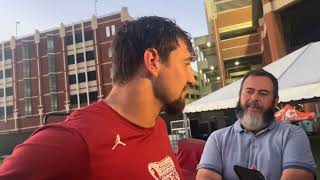 Danny Stutsman Interview  October 2 2024  OU Football PostPractice Interviews [upl. by Nnaid688]