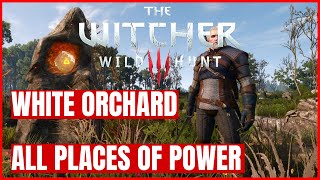 The Witcher 3 Wild Hunt  All Places of Power in White Orchard [upl. by Hale]