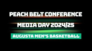 Augusta University Mens Basketball Media Day Interview 2024 [upl. by Hendrix]