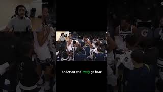 Rudy Gobert vs Anderson The Punch That Shoc1 [upl. by Asa]