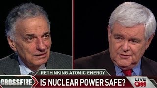 Crossfire Nader amp Shellenberger debate nuclear power [upl. by Erodroeht]