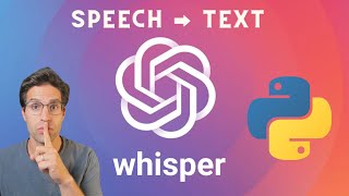 OpenAI Whisper Demo Convert Speech to Text in Python [upl. by Ettelocin]