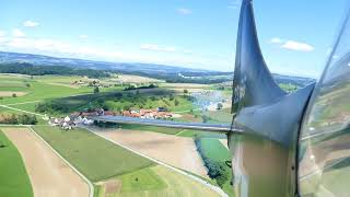 Stinson L 5 Flug nach Hagenbuch 2017 Video 121 [upl. by Somerville919]