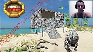 Stranded deep 005E1 latest update ep2  House building [upl. by Niamert]