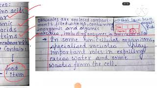 CLASS 8 PLASTIDSVACUOLESCELL DIVISION CELLS GENERAL BIOLOGY [upl. by Dobb917]