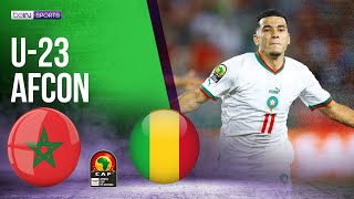 Morocco vs Mali  U23 AFCON HIGHLIGHTS  07042023  beIN SPORTS USA [upl. by Dnomder]