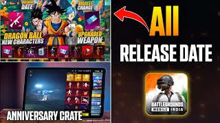 Dragon Ball Event Mode Coming Tomorrow  Bgmi 3rd Anniversary Crate Release Date [upl. by Lonni]