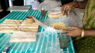 How To Make Putharekulu By Atreyapuram [upl. by Wit]