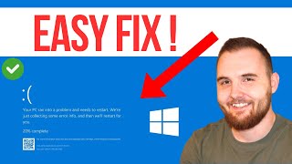 How To Fix CrowdStrike Blue Screen Death csafentsys Blue Screen Error EASY FIX [upl. by Sheena52]