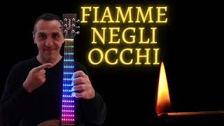 ComaCose  Fiamme negli occhi  Chitarra  Ritmo e Accordi [upl. by Aicarg574]