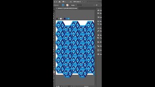 How to create tessallation art  Cube pattern making in illustrator fyp shorts viralshorts [upl. by Hands]