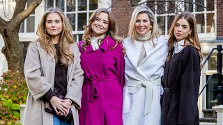 Koning en zijn gezin poseren in Amsterdam  Dutch Royal family photosession Amsterdam [upl. by Romy469]