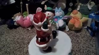 Gemmy 2003 Santa and snowman quotShakeitupSantaquot [upl. by Ephram]