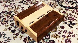 DIY custom guitar effects pedalboard from scrap wood [upl. by Affer]