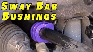 How To Replace Sway Bar Bushings [upl. by Koralie]