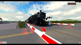 Strasburg Railroad Roblox  Valentines Day Express [upl. by Ynahirb]