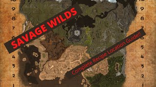 Conan Exiles Savage Wilds Complete Recipe location Guide with Admin Teleport Codes [upl. by Foah804]