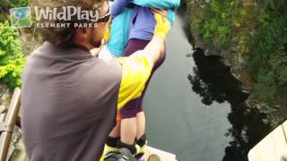 WildPlay Nanaimo  Bungy Jump [upl. by Kcirdaed]