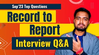 Record to Report Process Interview Questions amp Answers  Corporate Wala Mock Interviews  R2R  RTR [upl. by Ras446]