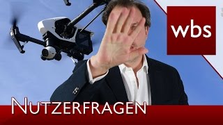 Nutzerfragen Drohnen und Drogen  Rechtsanwalt Christian Solmecke [upl. by Stromberg104]