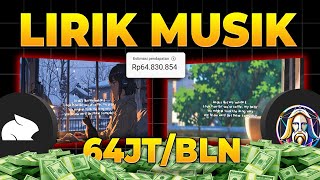 Baru 1000 MONET 64JTBln Konten LIRIK LAGU Ai  Cara Dapat Uang dari Youtube 2024 Terbaru [upl. by Brass560]