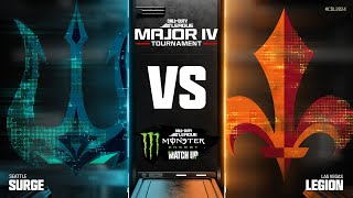 VancouverSurge vs LVLegion  Major IV Monster Matchup  Week 3 Day 2 [upl. by Nnahs]