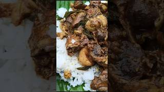 Spicy Mutton LiveR CurrY with Rice Eating Viral Tranding EatingShow shortsfeed [upl. by Emarej]