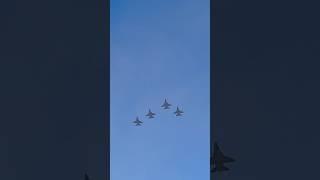 F16 Fly Over aviation fighterjet F16 jets airforce flyover flyby [upl. by Atteynad]