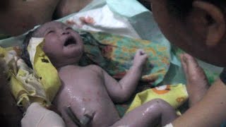 proses ibu melahirkan bayi normal di rumah  giving birth story [upl. by Pascia]