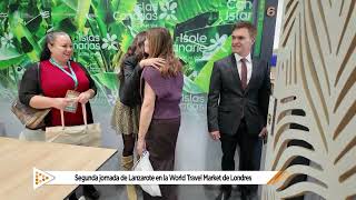 Segunda jornada de Lanzarote en la World Travel Market de Londres  Mírame TV Canarias [upl. by Raoul]