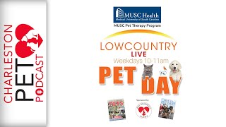 Cathy Bennett MUSC Therapy Animal Program Pet Day with Mount Pleasant Pet Magazine [upl. by Nyvrem]