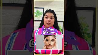 How to Remove Tanning from Skin Naturally  DTan your Skin viral ytshorts shorts skincare [upl. by Constant778]